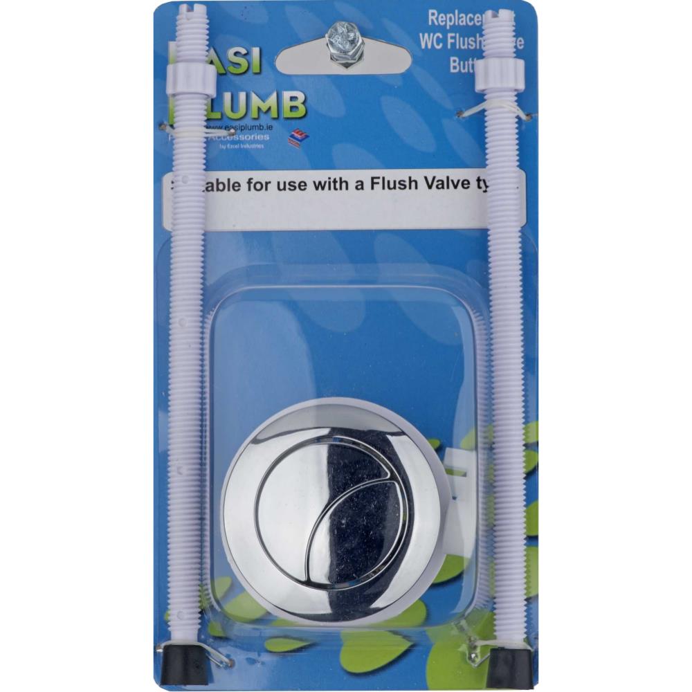 Easiplumb Replacement WC Flush Valve Button (Universal Direct Rod ...