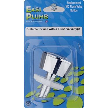 Easiplumb Replacement WC Flush Valve Button (Universal Cable Operated-Dual Flush)(FBUNI)