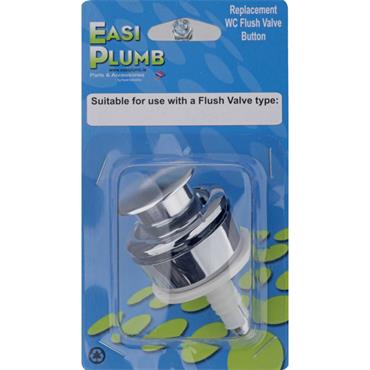 Easiplumb Replacement WC Flush Valve Button (Wirquin Cable Operated-Raised Single Flush)(WIRQ39B)