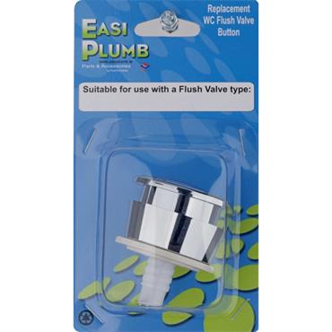 Easiplumb Replacement WC Flush Valve Button (Wirquin Cable Operated-Single Flush)(WIRQ26)