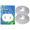 Easiplumb Pk/2 16mm White 2 Piece Pipe Hole Trims