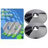 Easiplumb Pk/2 16mm Chrome Plated 2 Piece Pipe Hole Trims