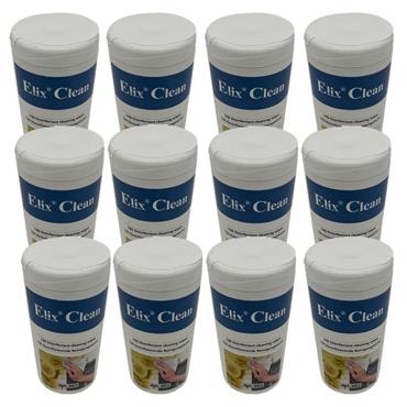 Elix 100 Pack Disinfectant Cleaning Wipes (12 Pack)
