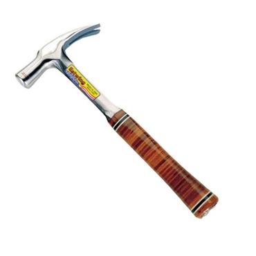 Estwing E24S Hammer Straight Claw Smooth Face 24oz - English Pattern - Leather Grip