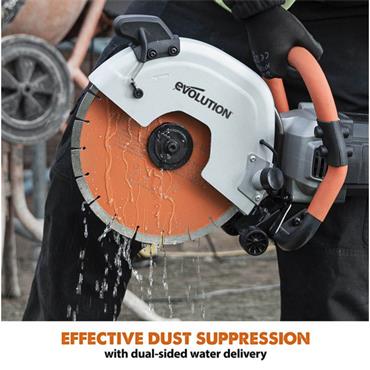 Evolution R300DCT+ 300mm Electric Disc Cutter with Water Dust Suppression