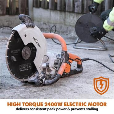Evolution R300DCT 300mm 12" Electric Disc Cutter With Diamond Blade