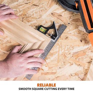 Evolution R185SMS+ 185mm Multi-Material Sliding Compound Mitre Saw 230V