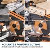 Evolution R255SMS-DB+ 255mm Double Bevel Sliding Mitre Saw 110V and 28T TCT Multi-Material Blade