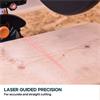 Evolution R255SMS-DB+ 255mm Double Bevel Sliding Mitre Saw 110V and 28T TCT Multi-Material Blade