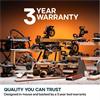 Evolution R255SMS-DB+ 255mm Double Bevel Sliding Mitre Saw 110V and 28T TCT Multi-Material Blade