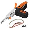 Evolution 400w Electric Thin Belt Sander Power File 230v With 3 Sanding Belts 062-0001