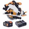 Evolution R165CCS-LI 165mm Circular Saw 18v Li-Ion EXT Inc Multi-Material Blade (1 x 4Ah)