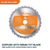 Evolution R165CCS-LI 165mm Circular Saw 18v Li-Ion EXT Inc Multi-Material Blade (Bare Unit)