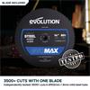 Evolution S355CPS Gen 2 355mm Metal Cutting Chop Saw with EvoMax Blade & Intelligent Motor