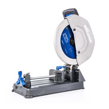 Evolution S355CPSL 355mm Metal Cutting Chop Saw with TCT Mild Steel Blade