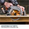 Evolution R185CCS-LI 185mm Li-Ion EXT 18v Brushless Circular Saw (1x4Ah 1xSingle Charger)