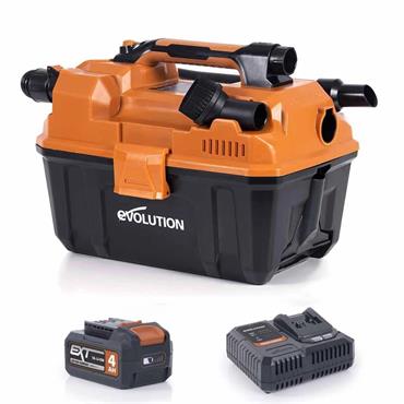 Evolution R11VAC-LI Wet And Dry Workshop Vacuum 18v Li-Ion EXT (1 x 4Ah)