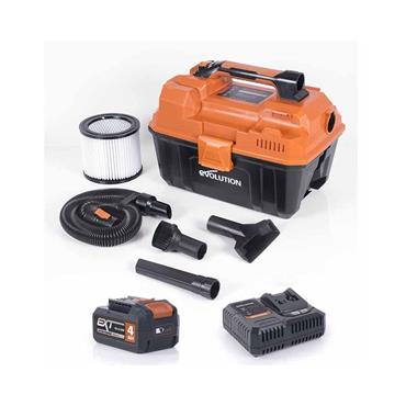 Evolution R11VAC-LI Wet And Dry Workshop Vacuum 18v Li-Ion EXT (1 x 4Ah)