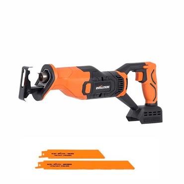 Evolution R150RCP-LI 18V Reciprocating Saw Li-Ion EXT With 2 Blades (Bare Unit)