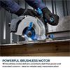 Evolution S165CCS-Li 165mm Cordless Circular Saw with Thin Kerf Blade 58mm Cut Depth(Bare Unit)