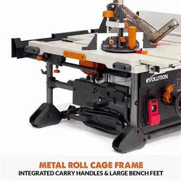 Evolution R255TBLX+ 255mm Multi-Material Table Saw 230v