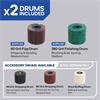Evolution S120SCT-Li 18VCordless Surface Conditioning Tool with Brushless Motor & 2 Drums(Bare Unit)