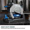 Evolution S355CPS-Li 36v Brushless 355mm Metal Cutting Chop Saw & EvoMax Blade (Bare Unit)