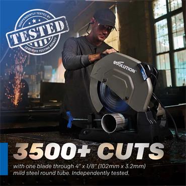 Evolution M355CMT-80CSMAX Evomax 355mm 80 Tooth Cermet Carbide  Heavy Duty Mild Steel Blade