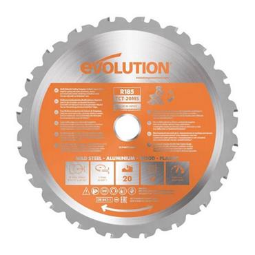 Evolution R185TCT-20MS 185mm Multi-Material 20T Blade