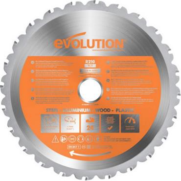 Evolution R210TCT-24MS 210mm Multi-Material 24T Blade