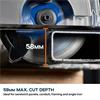 Evolution S165CCS-Li 165mm Cordless Metal Cutting Circular Saw with Thin Kerf Blade(2x5Ah)