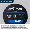 Evolution S355CPS-Li Cordless 355mm Metal Cutting Chop Saw with 36V(2x8Ah)