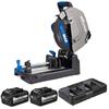 Evolution S355CPS-Li Cordless 355mm Metal Cutting Chop Saw with 36V(2x8Ah)