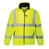 Portwest F300 Hi-Vis Mesh Lined Fleece - Yellow