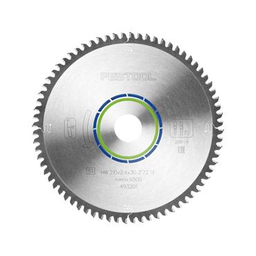 Festool Aluminium Saw Blade 210 x 2.4 x 30mm bore x  72  teeth