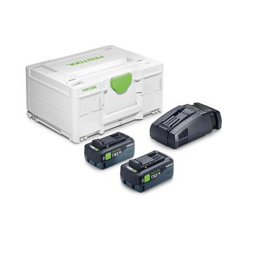Festool 18v Energy set - 2 x 8ah Tabless Bateries. SCA 16 Rapid Charger and Systainer