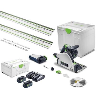 Festool 577988 TSC 55 KSEB-Basic Cordless Plunge-Cut Saw (2x5Ah)