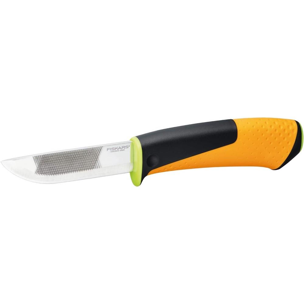 Fiskars Heavy Duty Knife With Sharpener 1023619 Toolfix Dundalk