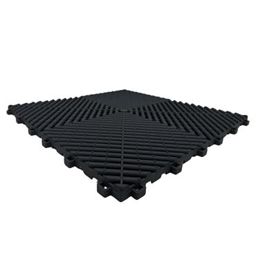 Modular Floor Tile Black  PP 400x400mm