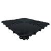 Modular TPE Rubber Floor Tile Black 400x400mm