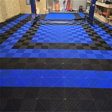 Modular Floor Tile Blue PP 400x400mm