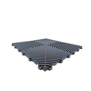 Modular Floor Tile Dark Grey PP 400x400mm