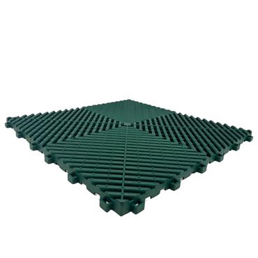 Modular Floor Tile Dark Green PP 400x400mm