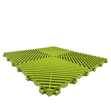 Modular Floor Tile Lime Green PP 400x400mm
