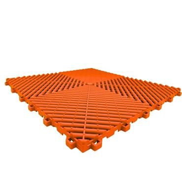 Modular Floor Tile Orange PP 400x400mm