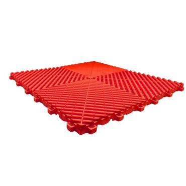 Modular Floor Tile Red 400x400mm
