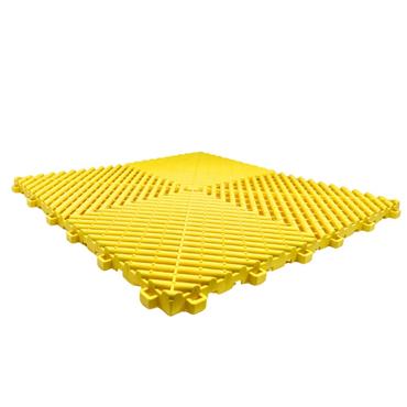 Modular Floor Tile Yellow PP 400x400mm