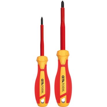 Cetaform 2 Piece 1000V VDE Terminal Screwdriver Set G05-B02