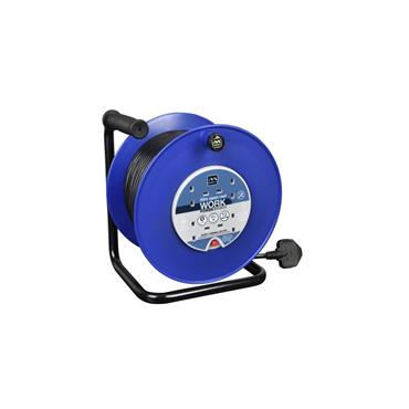 Masterplug HDCC4013-4BL-MP 4 Skt 40m 13a Hd Open Reel Blue