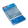 Hilka 10 pce Needle File Set Soft Grip 69790010